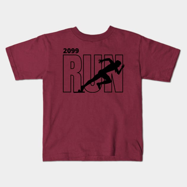 2099 T-shirt run Kids T-Shirt by Funnysart